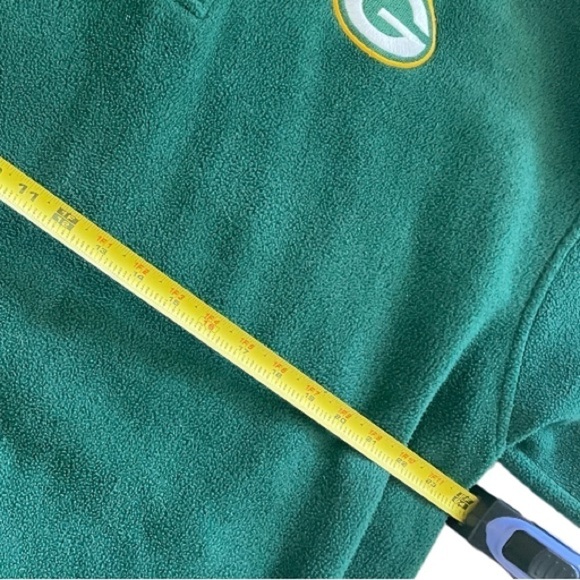 NFL OFFICIAL GREEN BAY PACKERS FOOTBALL FULL ZIP GREEN STARTER FLEECE LOGO, XL - Picture 8 of 10